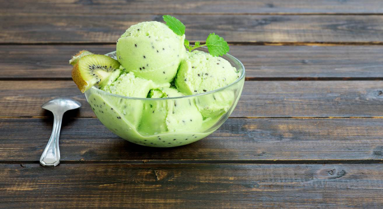 Kiwi sorbet