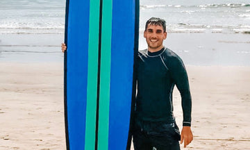 Man with a surf board